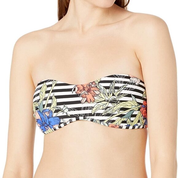 EIDON Women's Standard Lilou Molded Cup Bandeau Bikini Top Swimsuit - Picture 3 of 3